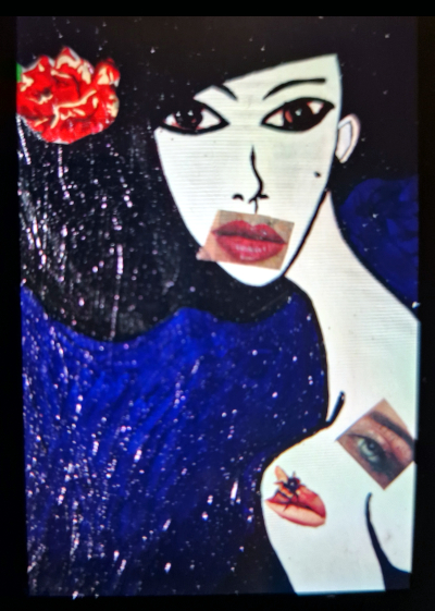WOMAN WITH ROSE (2023)